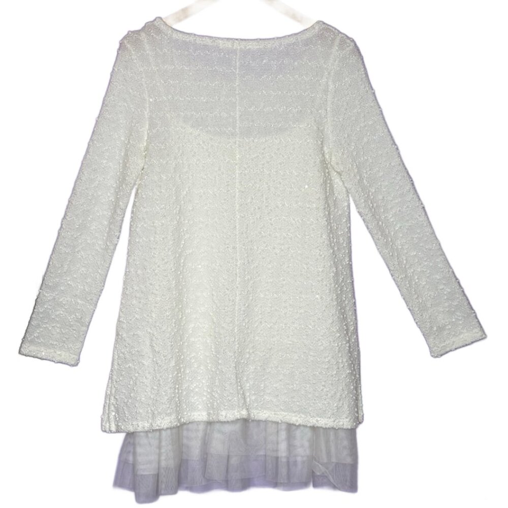 O2 Collection Tunic Double Layered Off White Sz XL - Picture 4 of 11